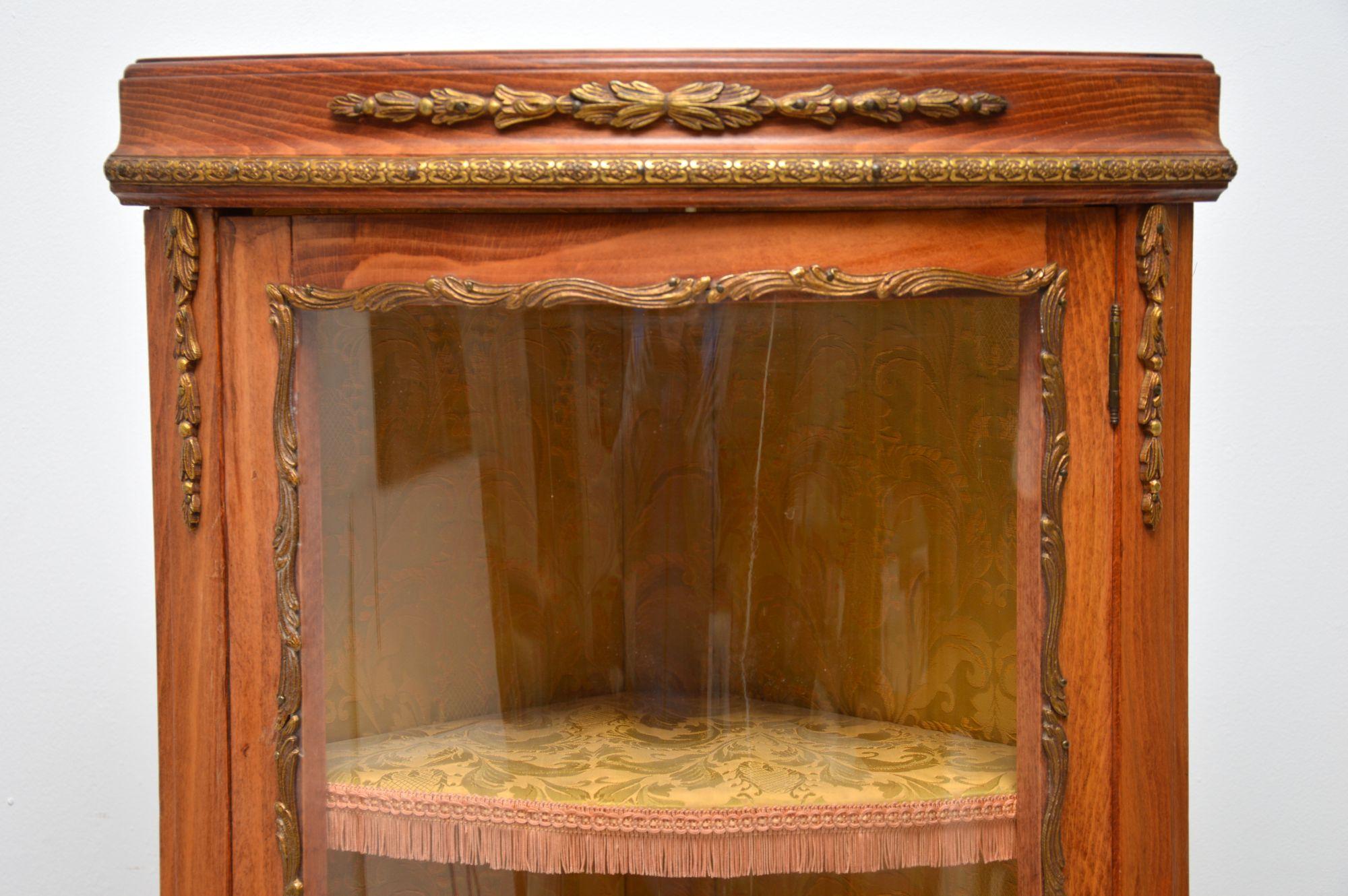 Antique French Inlaid Marquetry Corner Cabinet 3