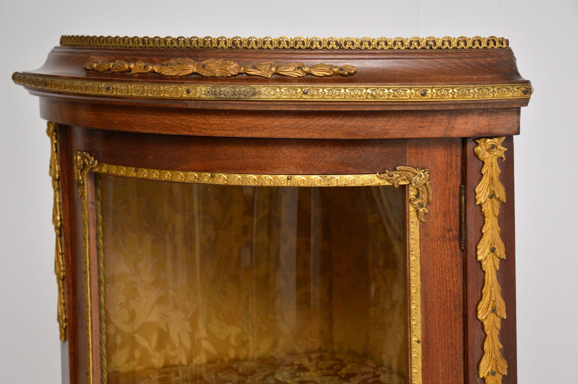 Antique French Inlaid Marquetry Corner Cabinet 3