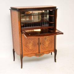 Antique French Inlaid Marquetry Drinks Cabinet