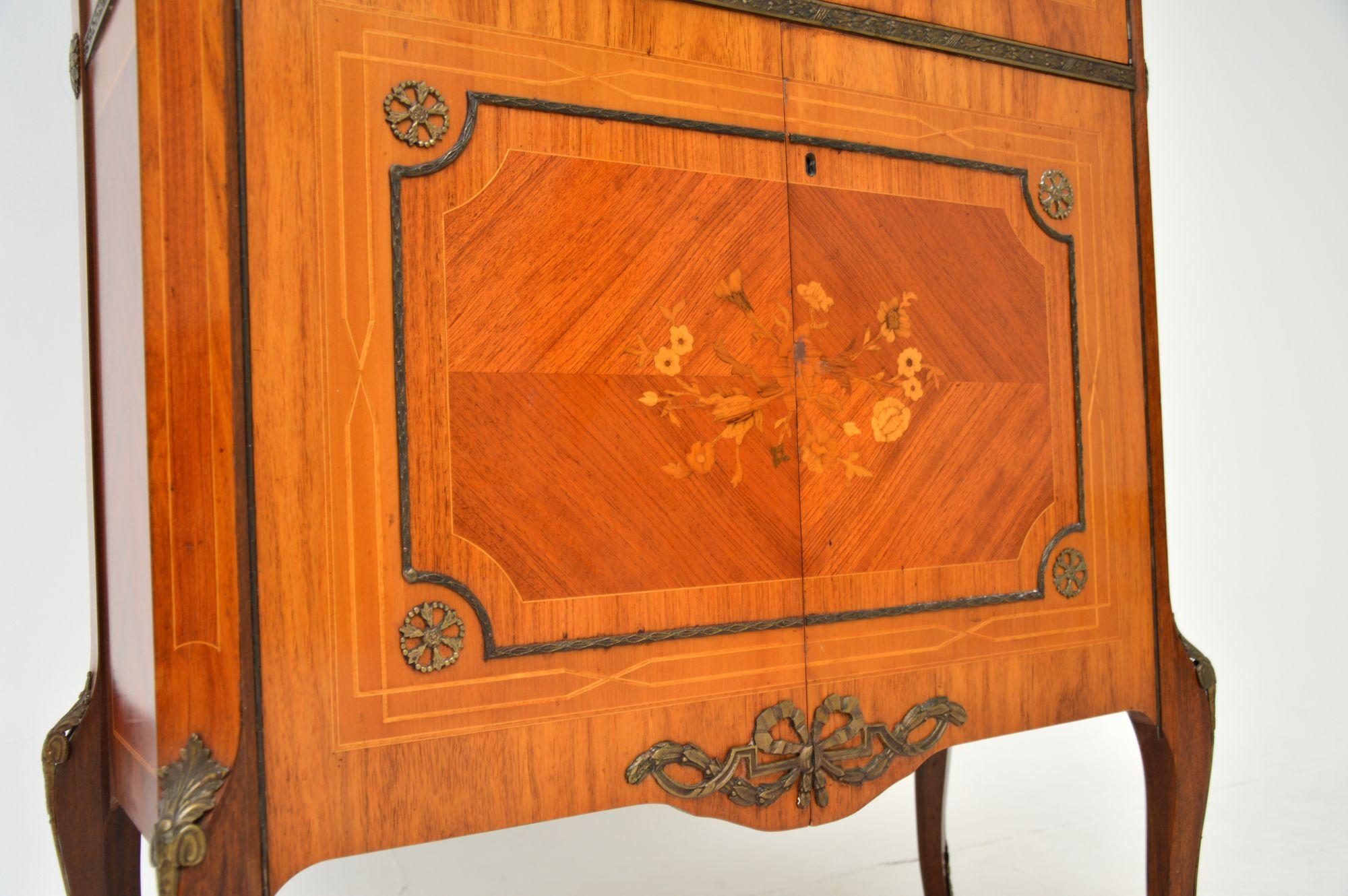 Antique French Inlaid Drinks Cabinet For Sale 3
