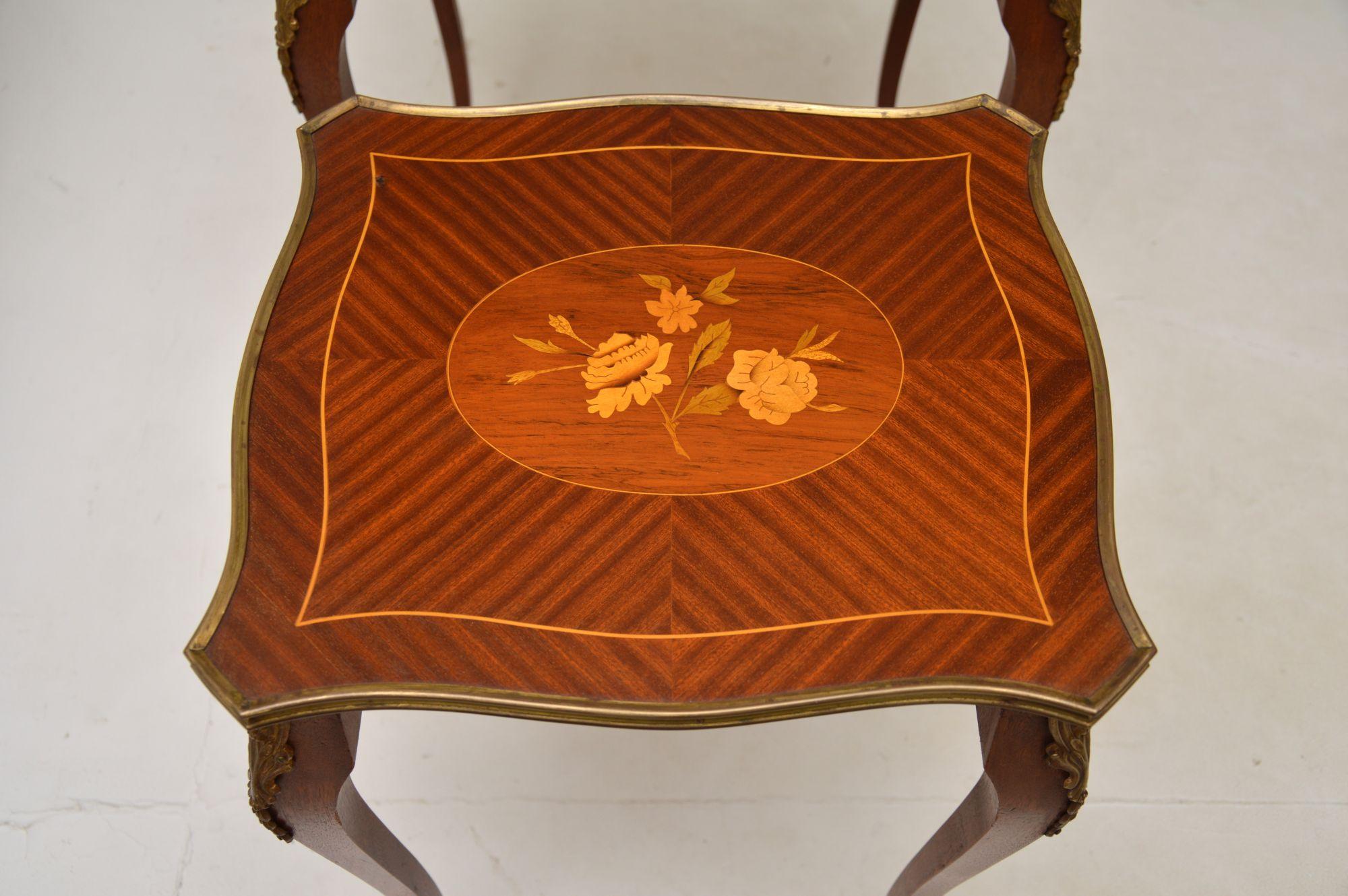Antique French Inlaid Nest of Tables For Sale 1