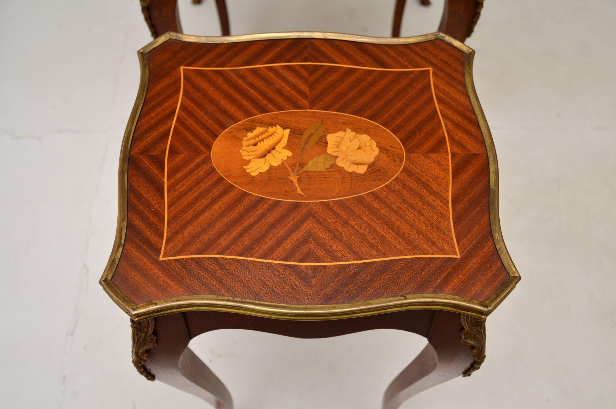 Antique French Inlaid Nest of Tables For Sale 2