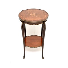 Antique French Inlaid Occasional Side Table