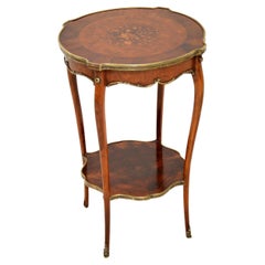Antique French Inlaid Occasional Side Table