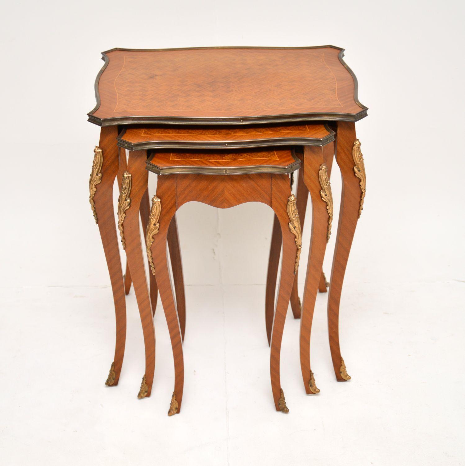 antique french nesting tables