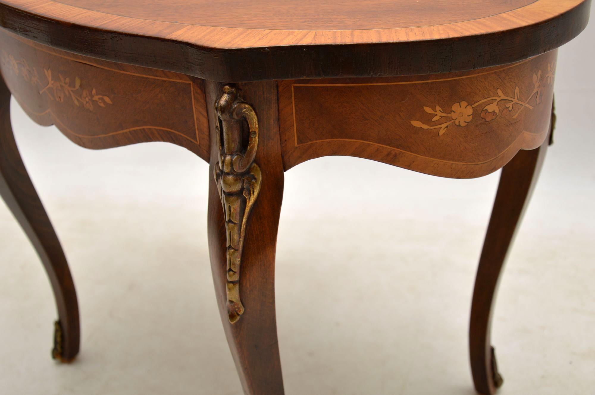 antique inlaid coffee table