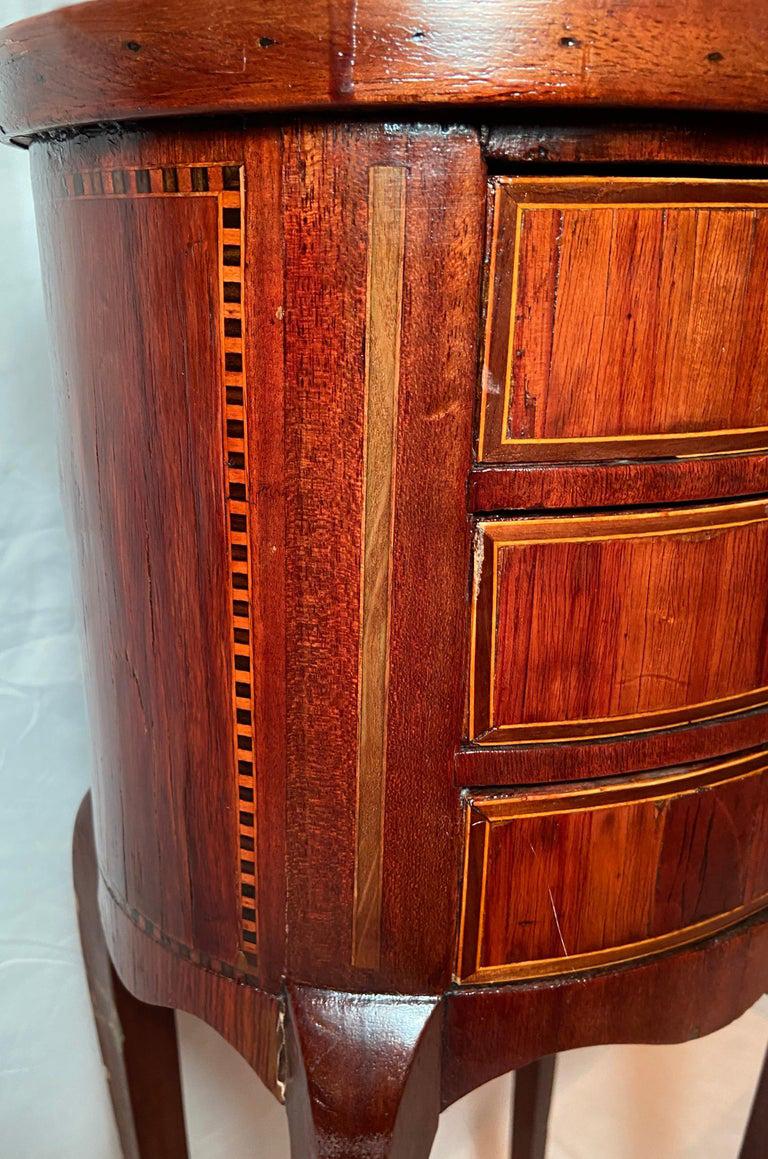 Antique French Inlaid Walnut Occasional Table, Circa 1890's. 1