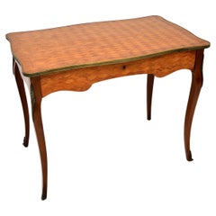 Antique French Inlaid Writing Desk