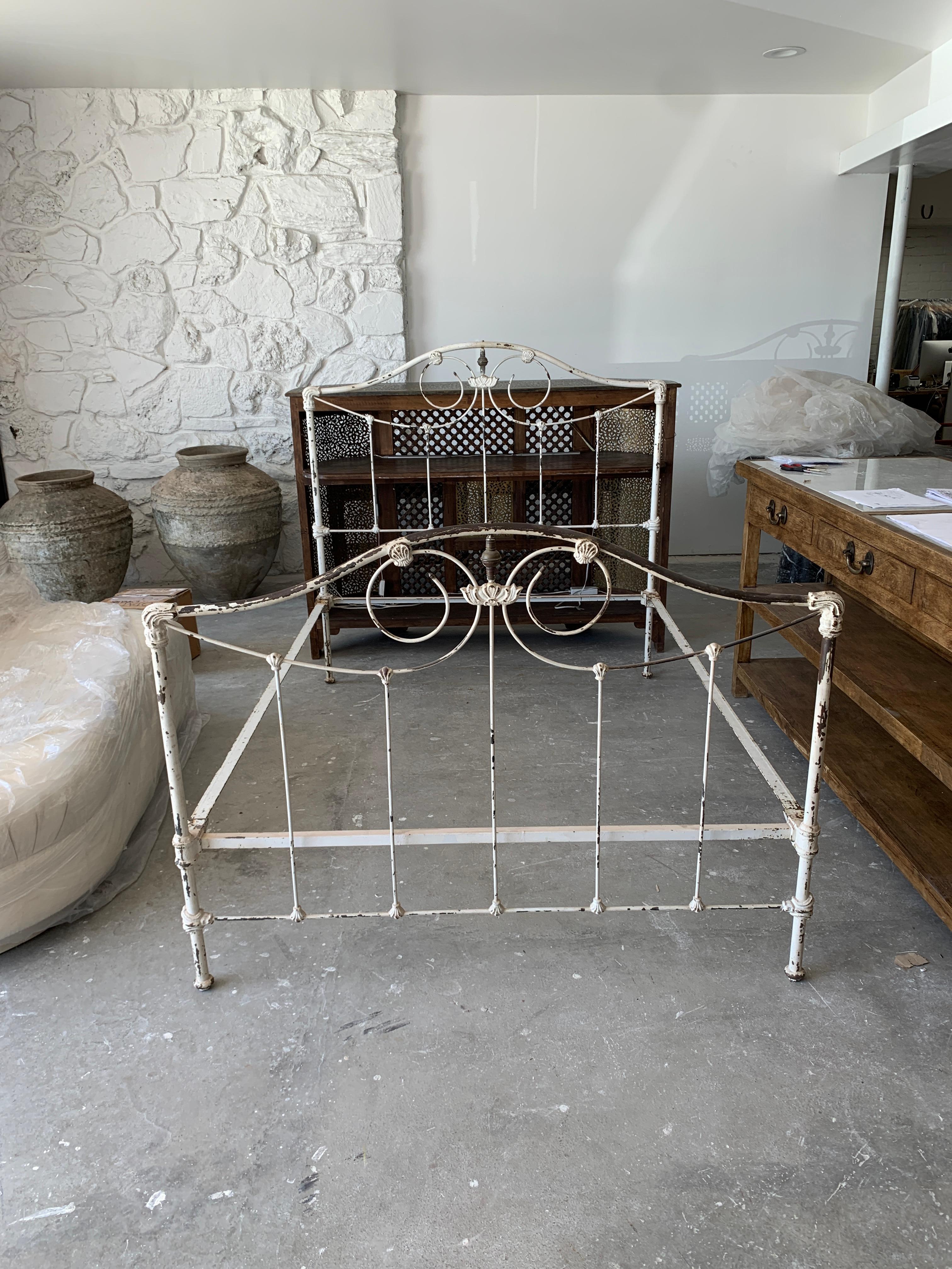 Antique French Iron Bed frame For Sale at 1stDibs french metal bed