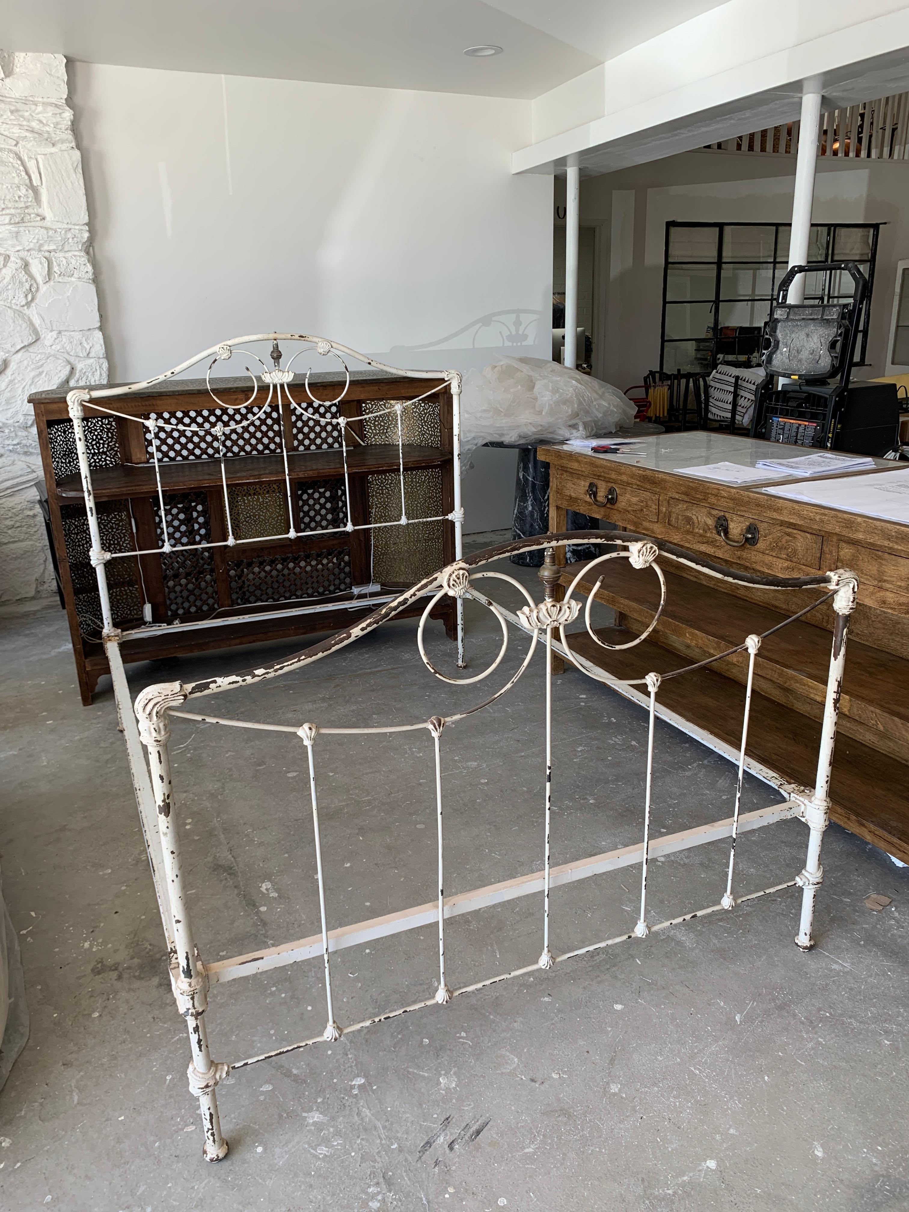 Antique French Iron Bed frame For Sale at 1stDibs french metal bed