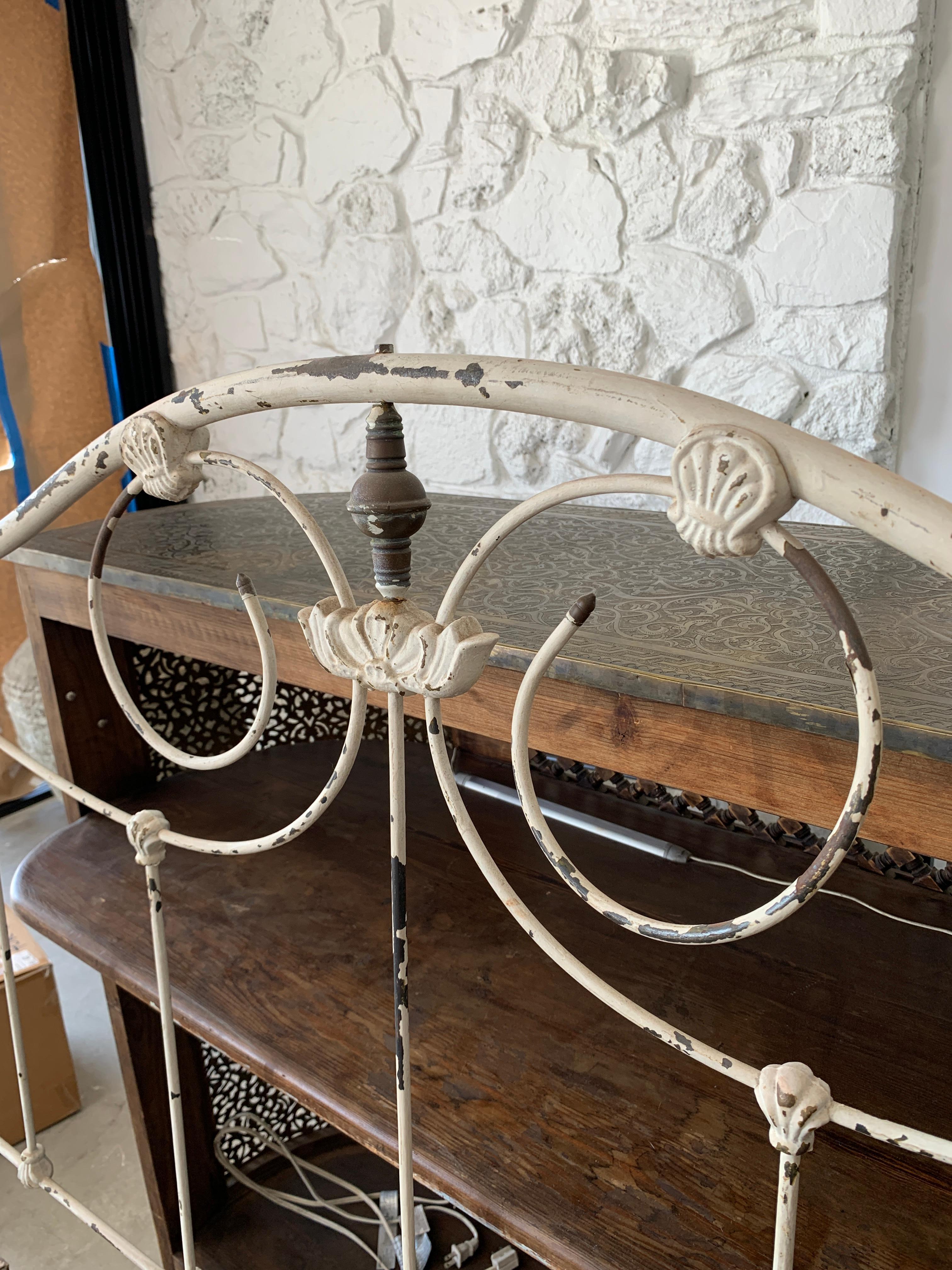 Antique French Iron Bed frame For Sale at 1stDibs french metal bed