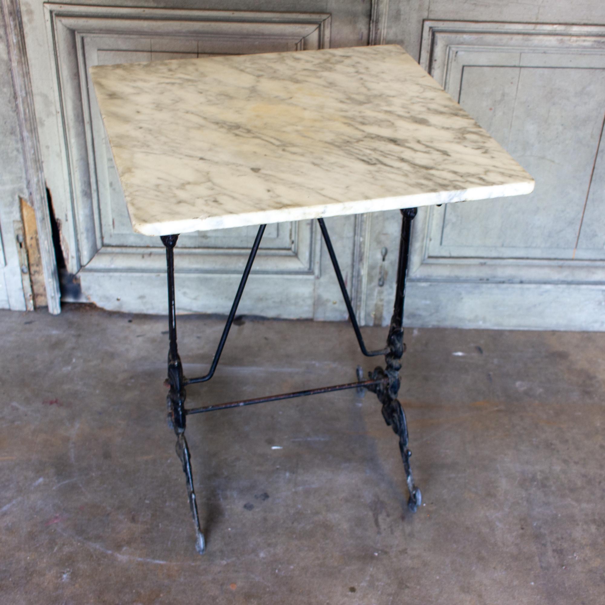 authentic french bistro table