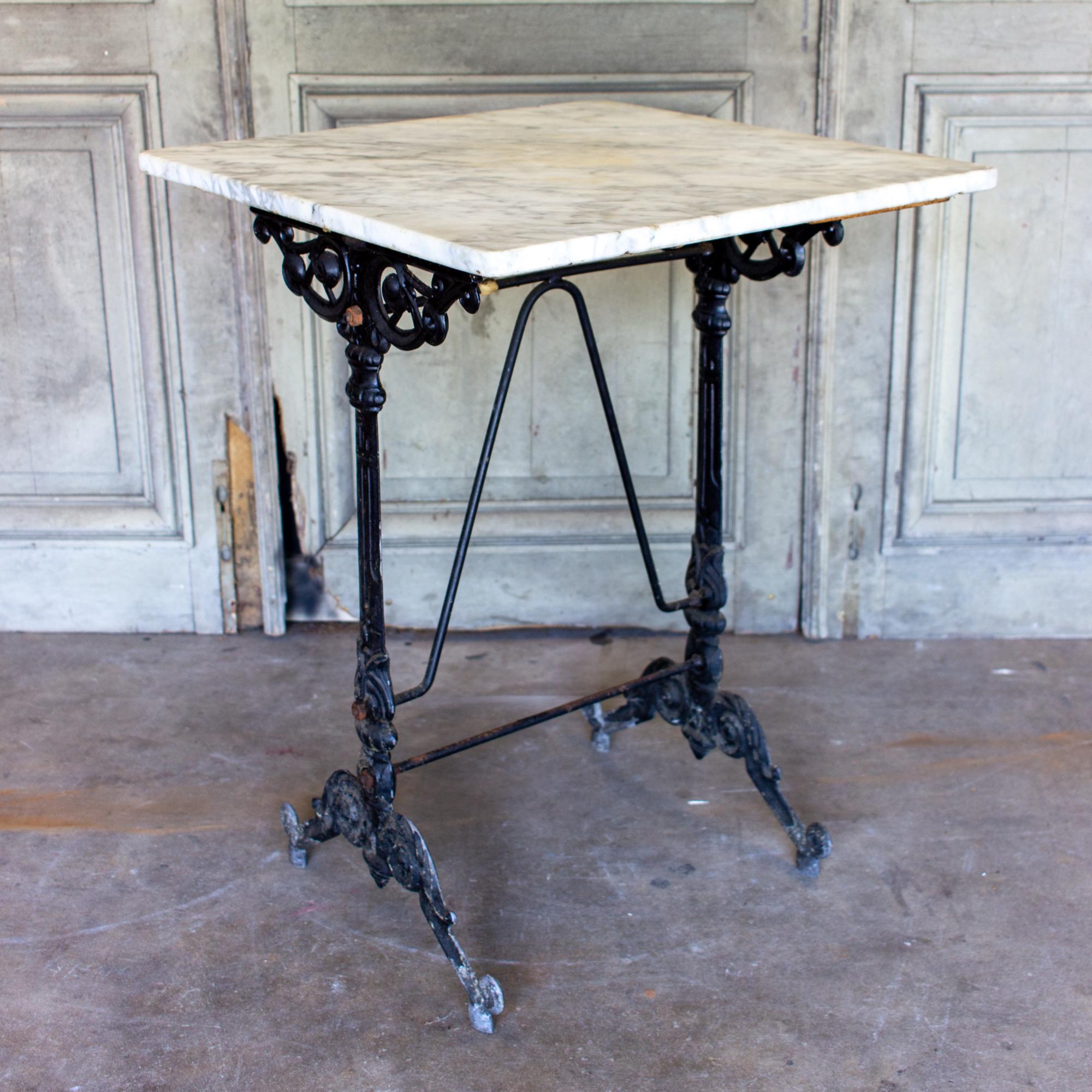square french bistro table