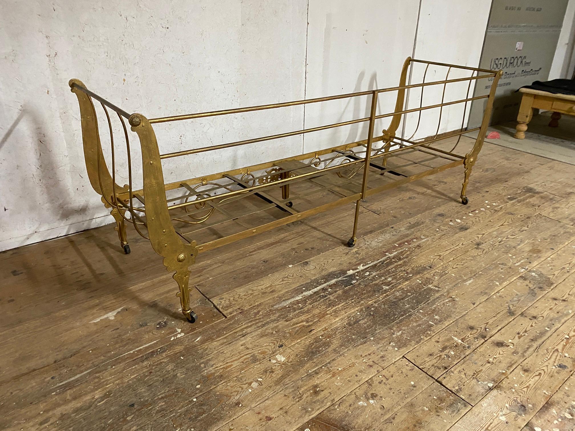 antique wrought iron daybed
