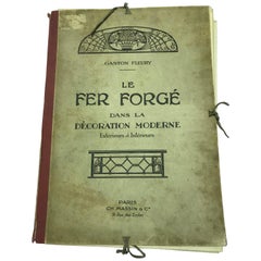 Antique French Iron Manufacturers, Modern Decorations 1925 by Gaston Fleury