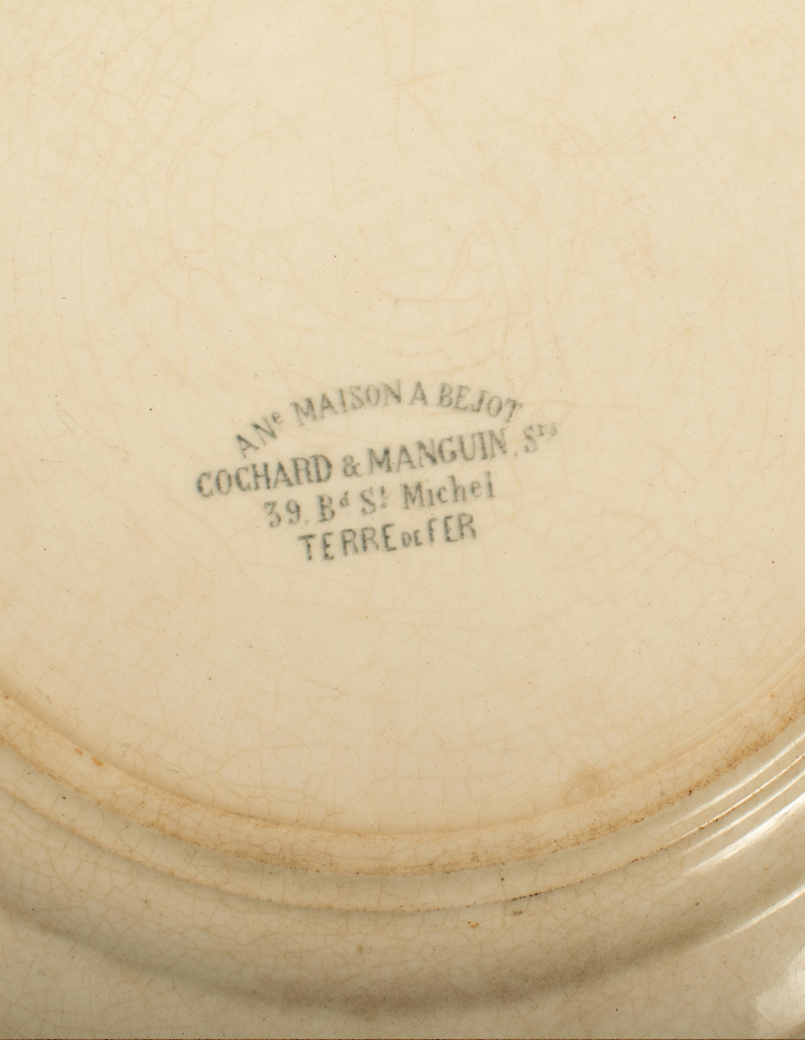 Antique French Placa de Ironstone - 