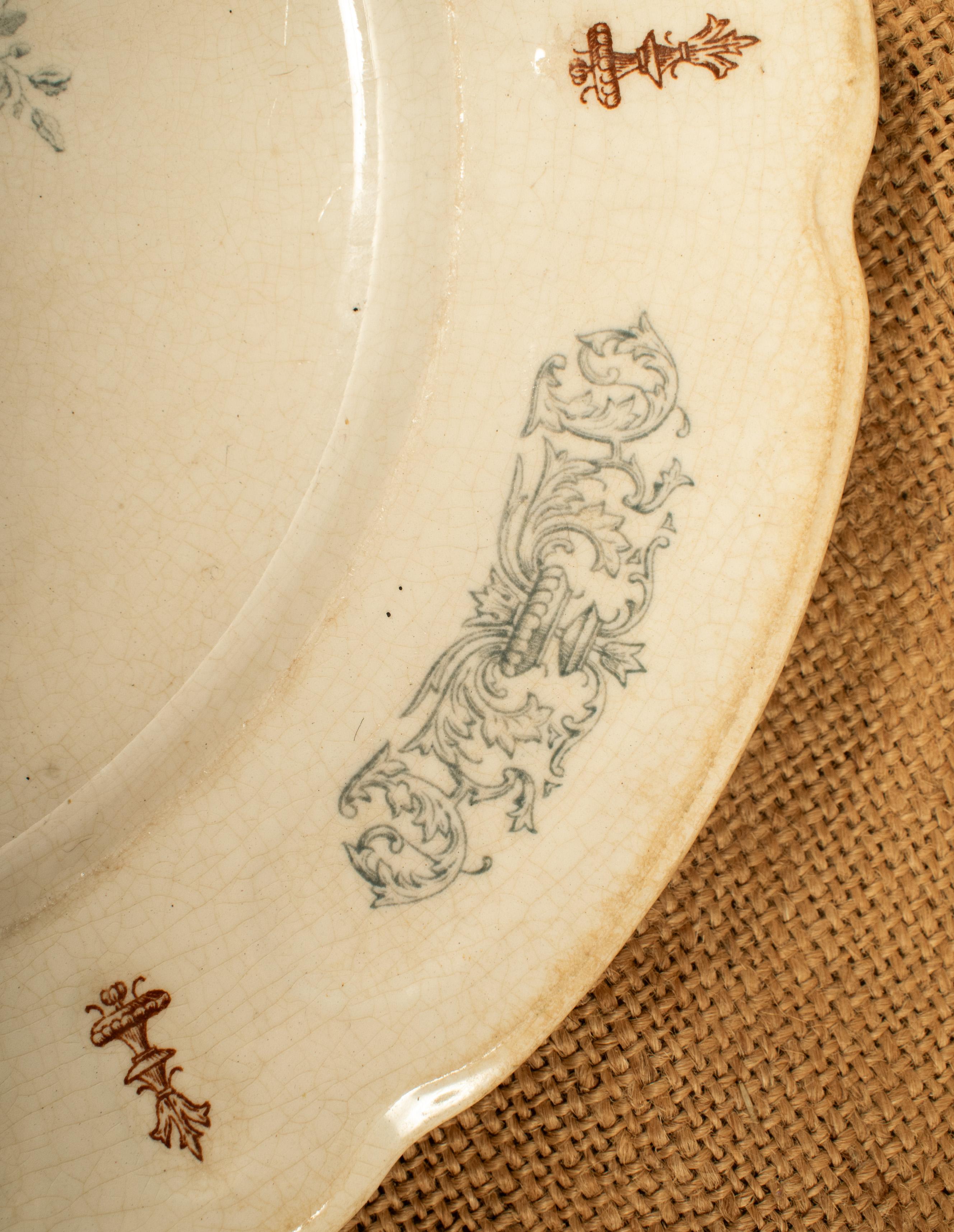 Antique French Placa de Ironstone - 