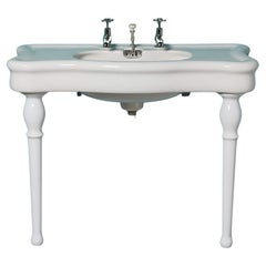 Antique French Jacob Delafon Sink on Legs