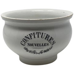 Antique French Jam Pot
