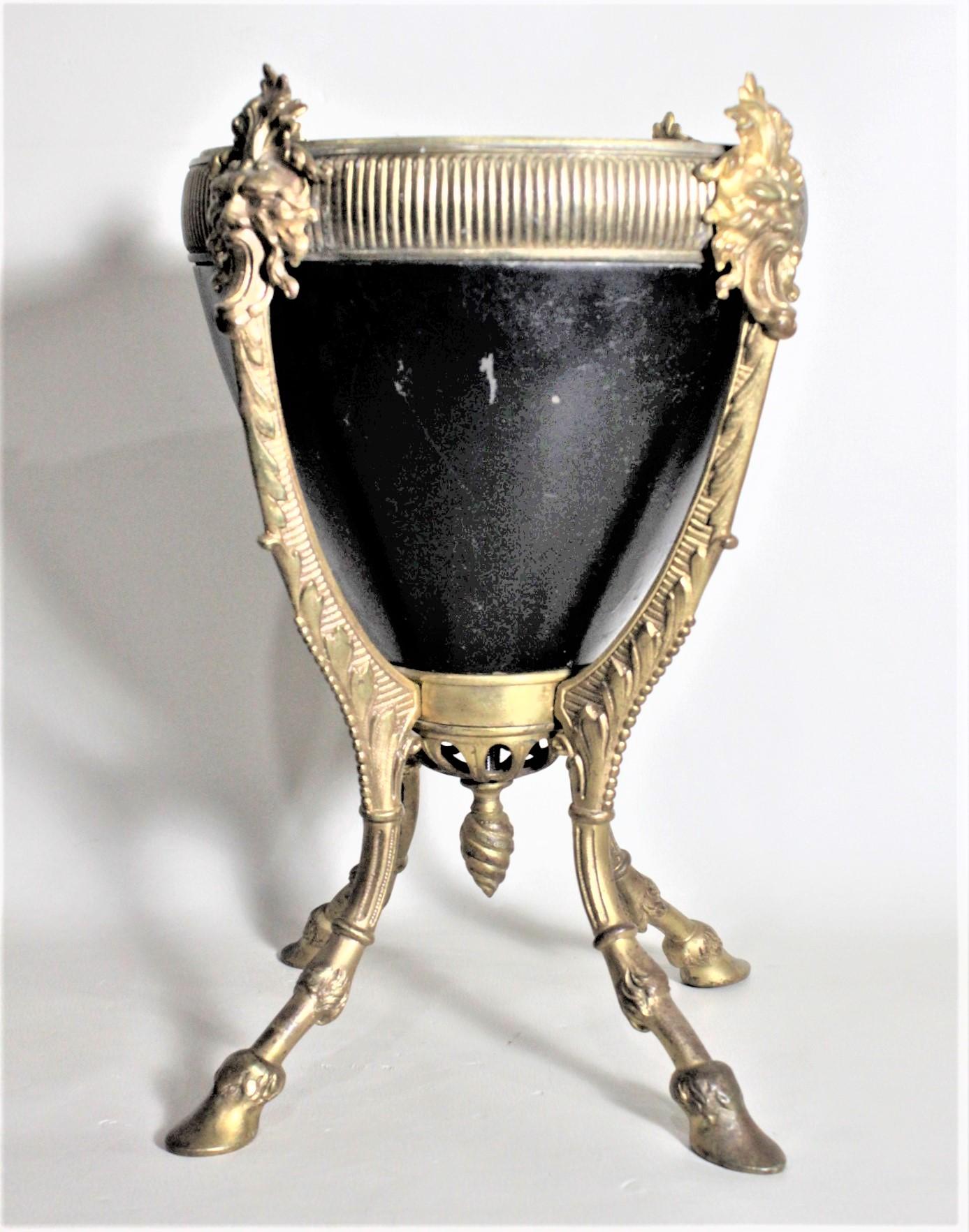 Louis XVI Antique French Jardinière or Planter with Gilt Bronze Figural Mounts For Sale