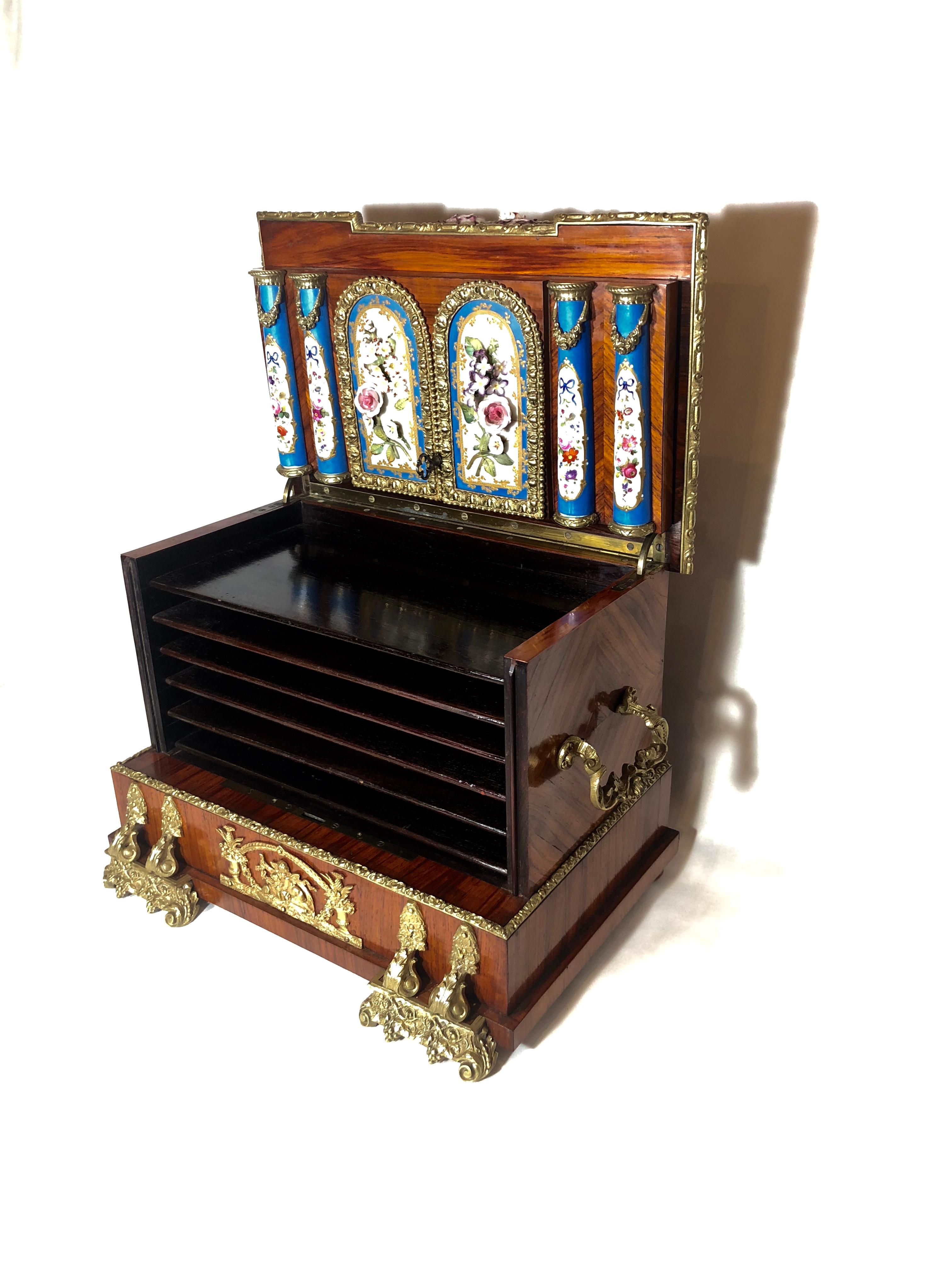 Antique French Jewel Box, circa 1885-1890 In Good Condition In New Orleans, LA