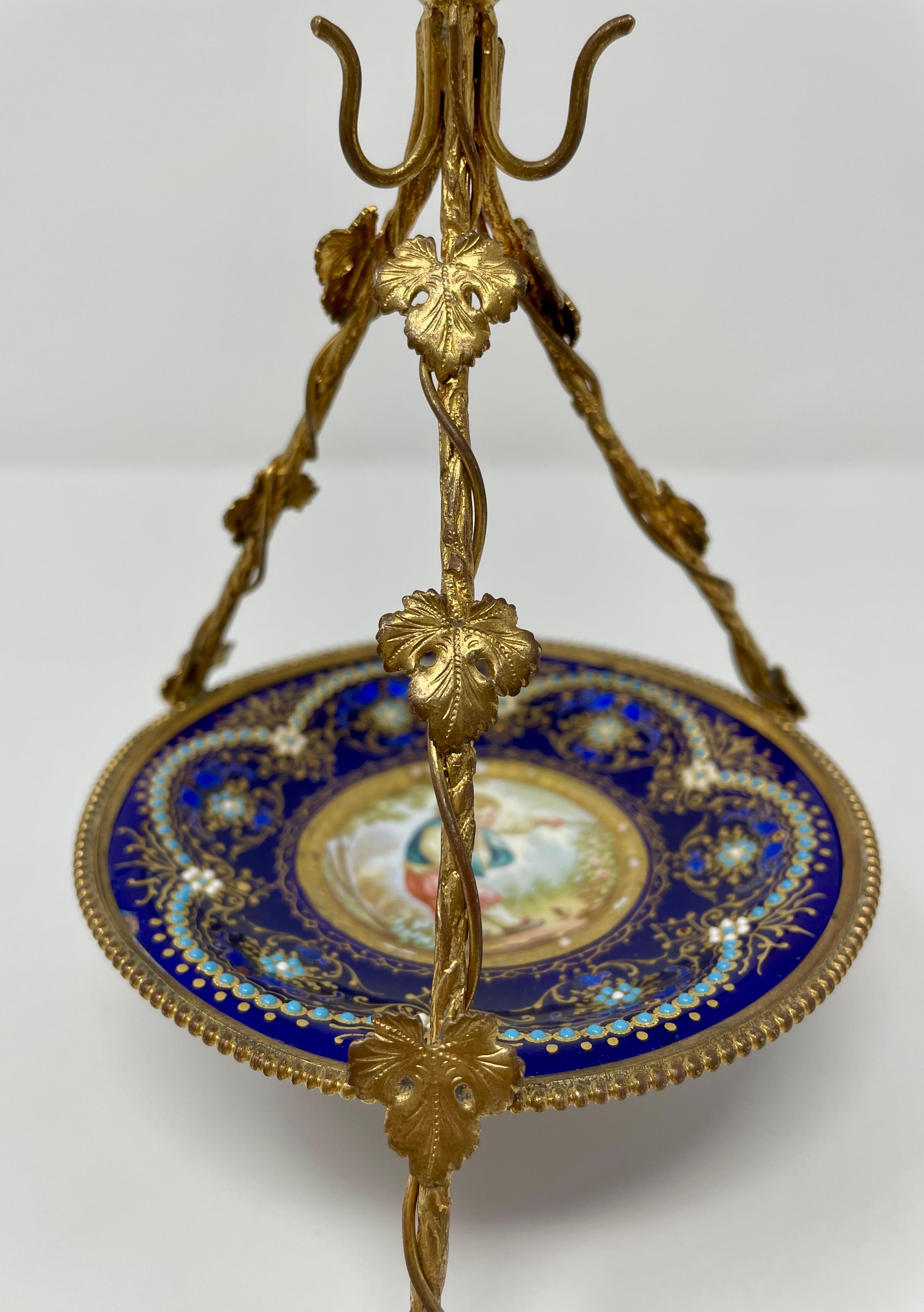 Antique French Jeweled Enamel 