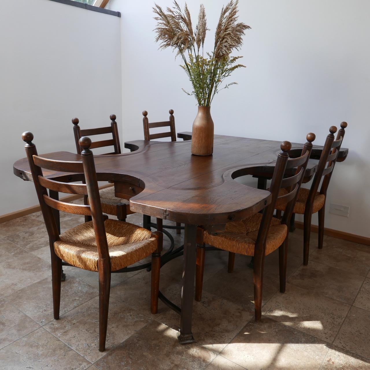 Metal Antique French Jewellers Table