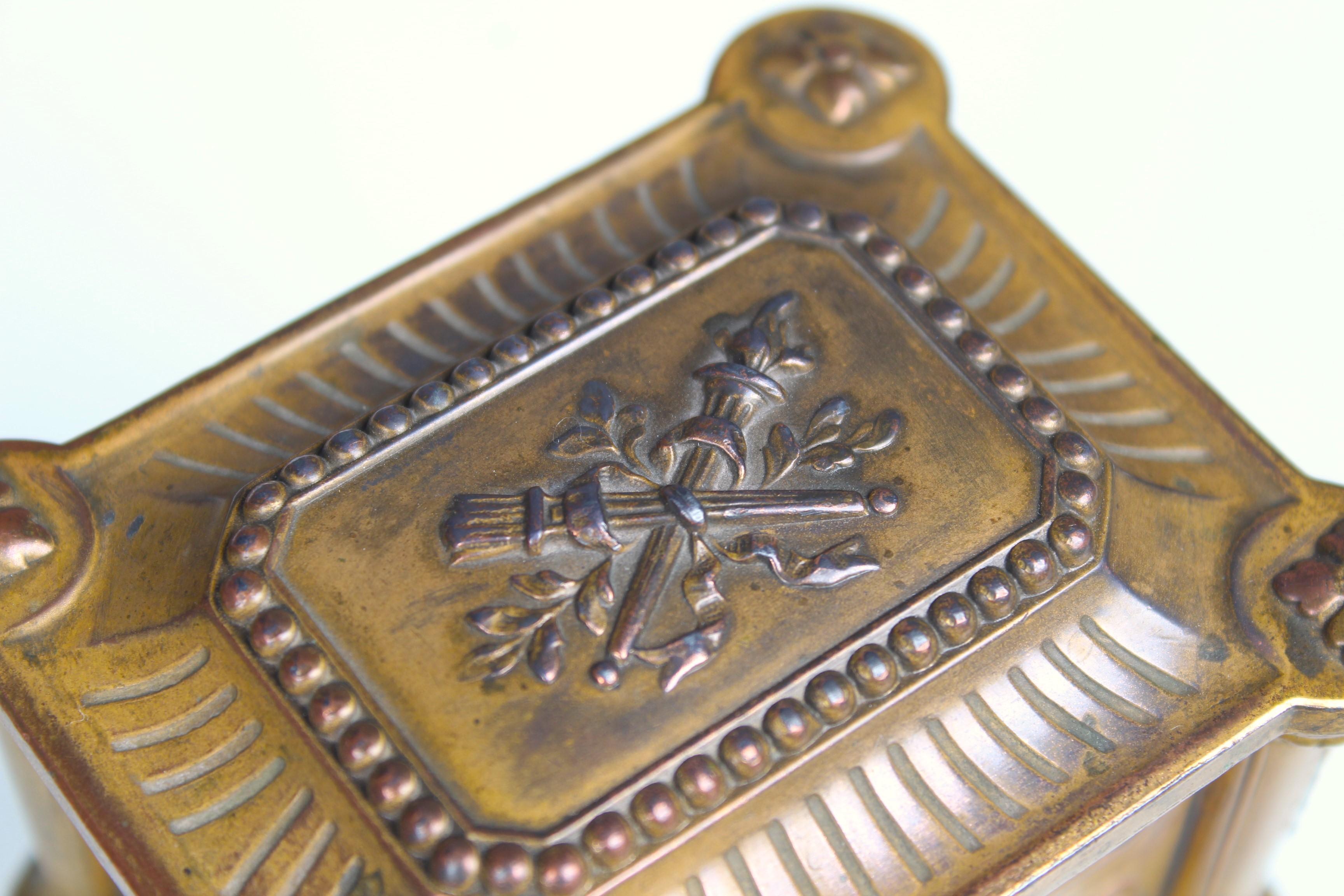 Antique French Jewelry Box, Around 1900, Bronze Dorée 3