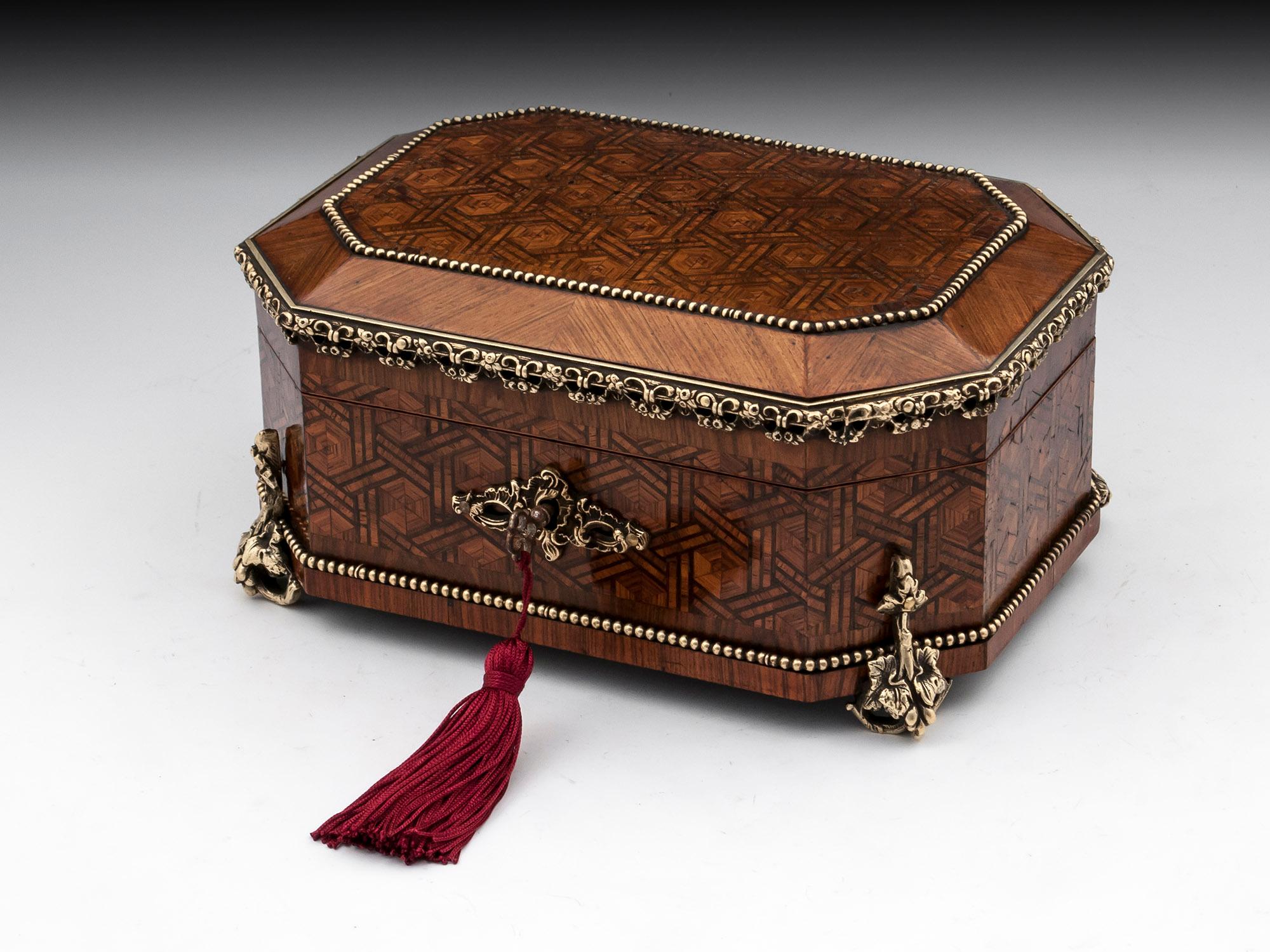 Antique French Jewelry Box by Alphonse Tahan, 19th Century 8