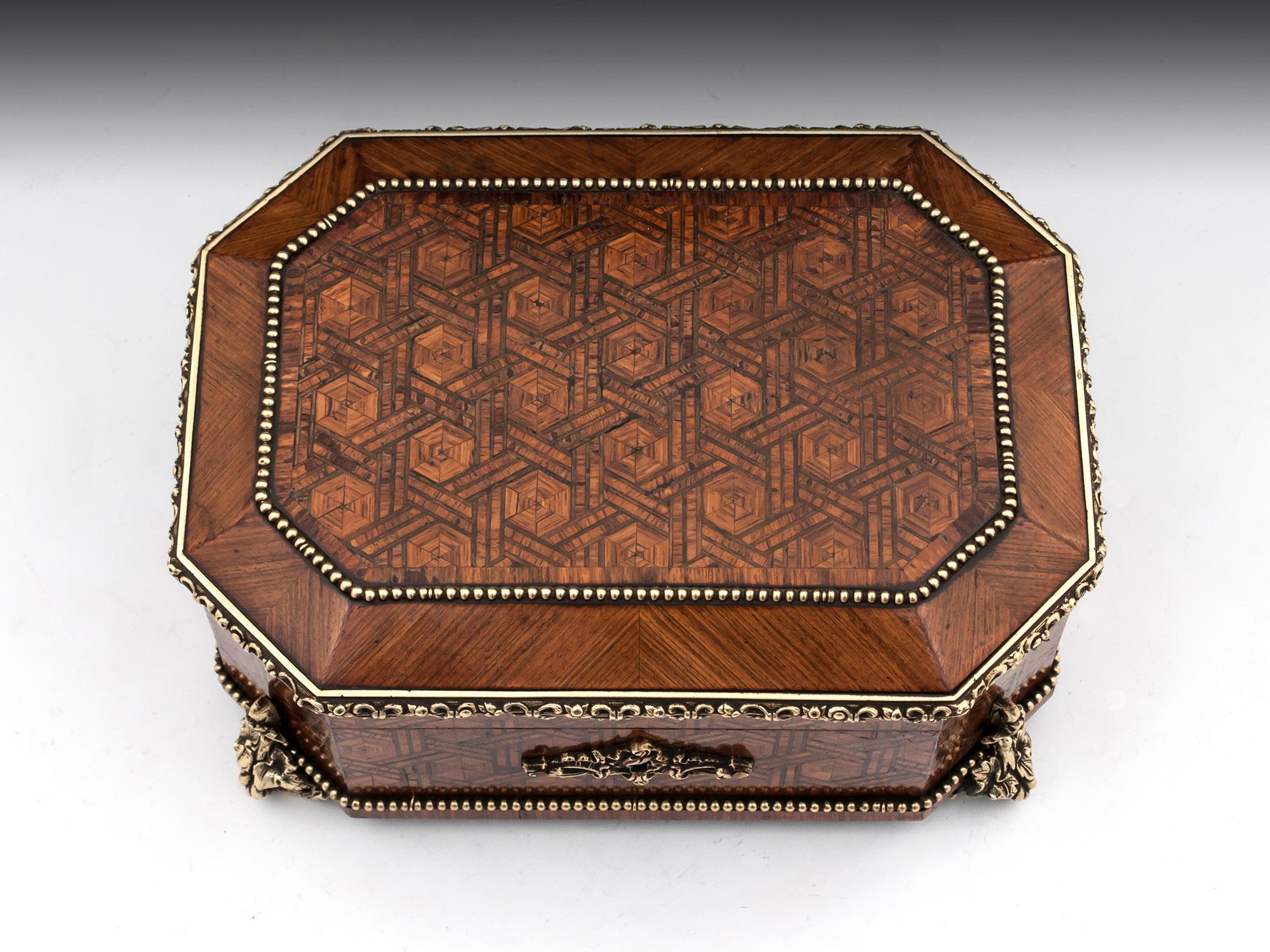 Victorian Antique French Jewelry Box by Alphonse Tahan, 19th Century