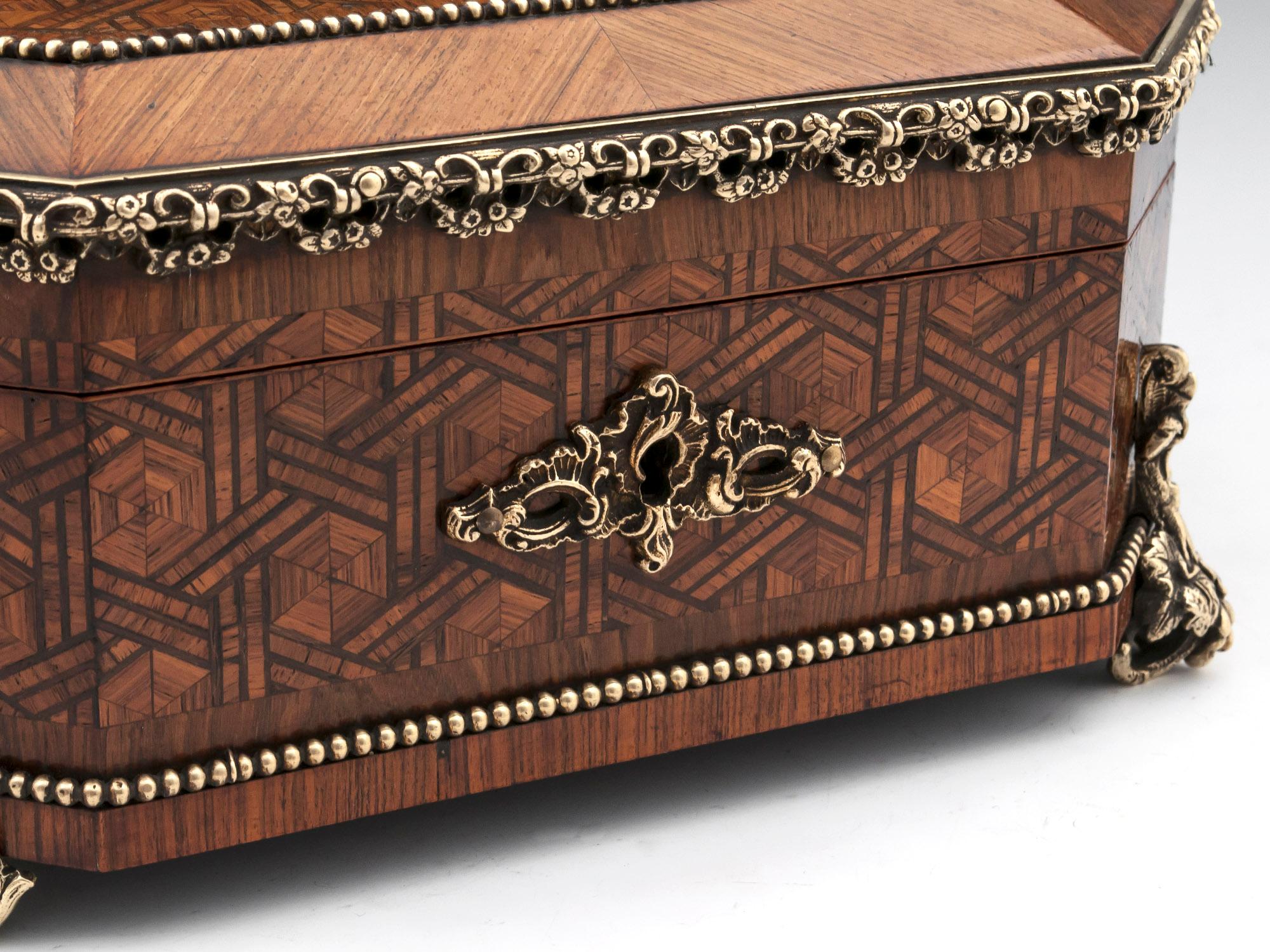 Antique French Jewelry Box by Alphonse Tahan, 19th Century 2
