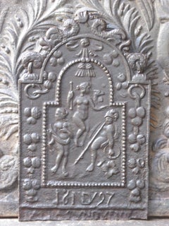 Antique French 'Juno' Fireback, 17th Century
