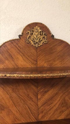 Antique French Kingswood Wall Curio