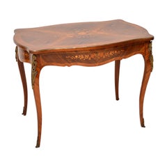 Antique French Kingwood Bureau Plat Desk Antique French Kingwood Bureau Plat Desk