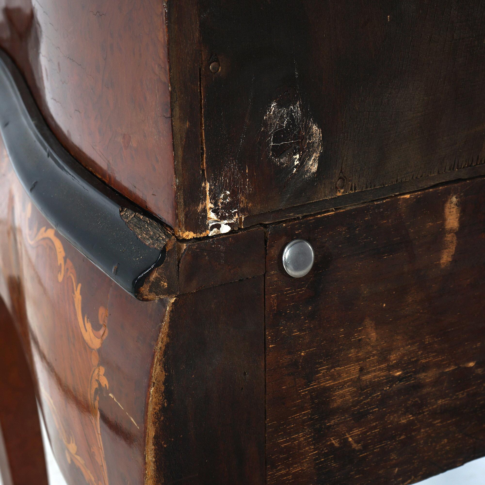 Antikes französisches Sideboard aus Veilchenholz, Seidenholz, Seidenholz und Wurzelholz mit Intarsien, um 1930 im Angebot 7