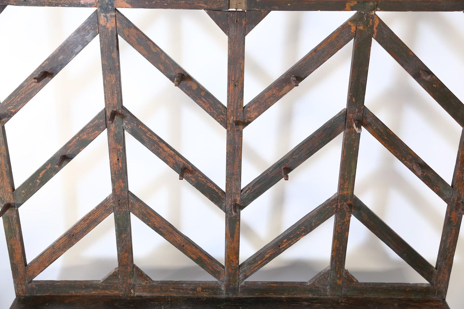 Antique French Kitchen Hanging Rack 3