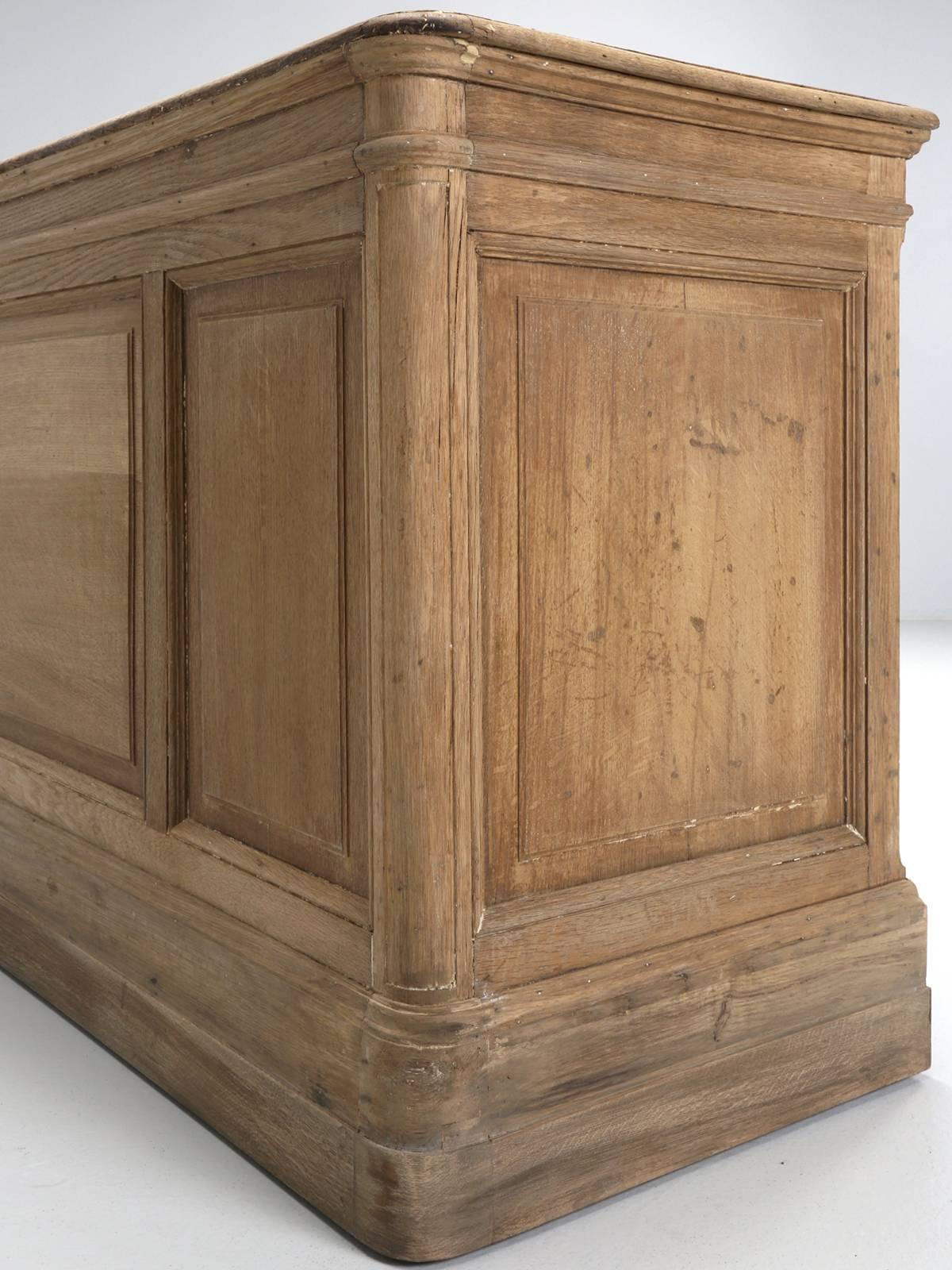 Antique French Kitchen Island Made in White Oak 2