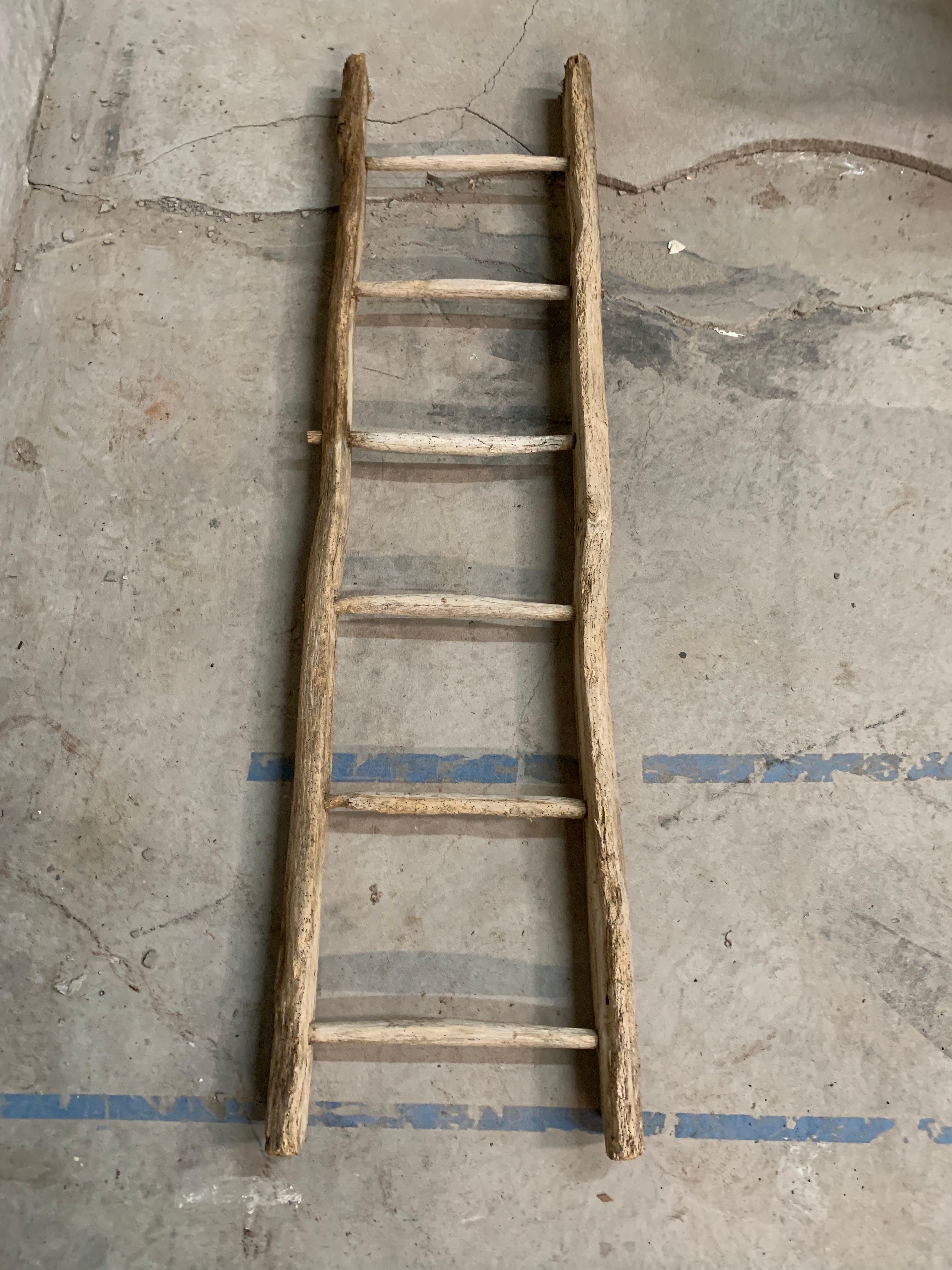 Wood Antique French Ladder