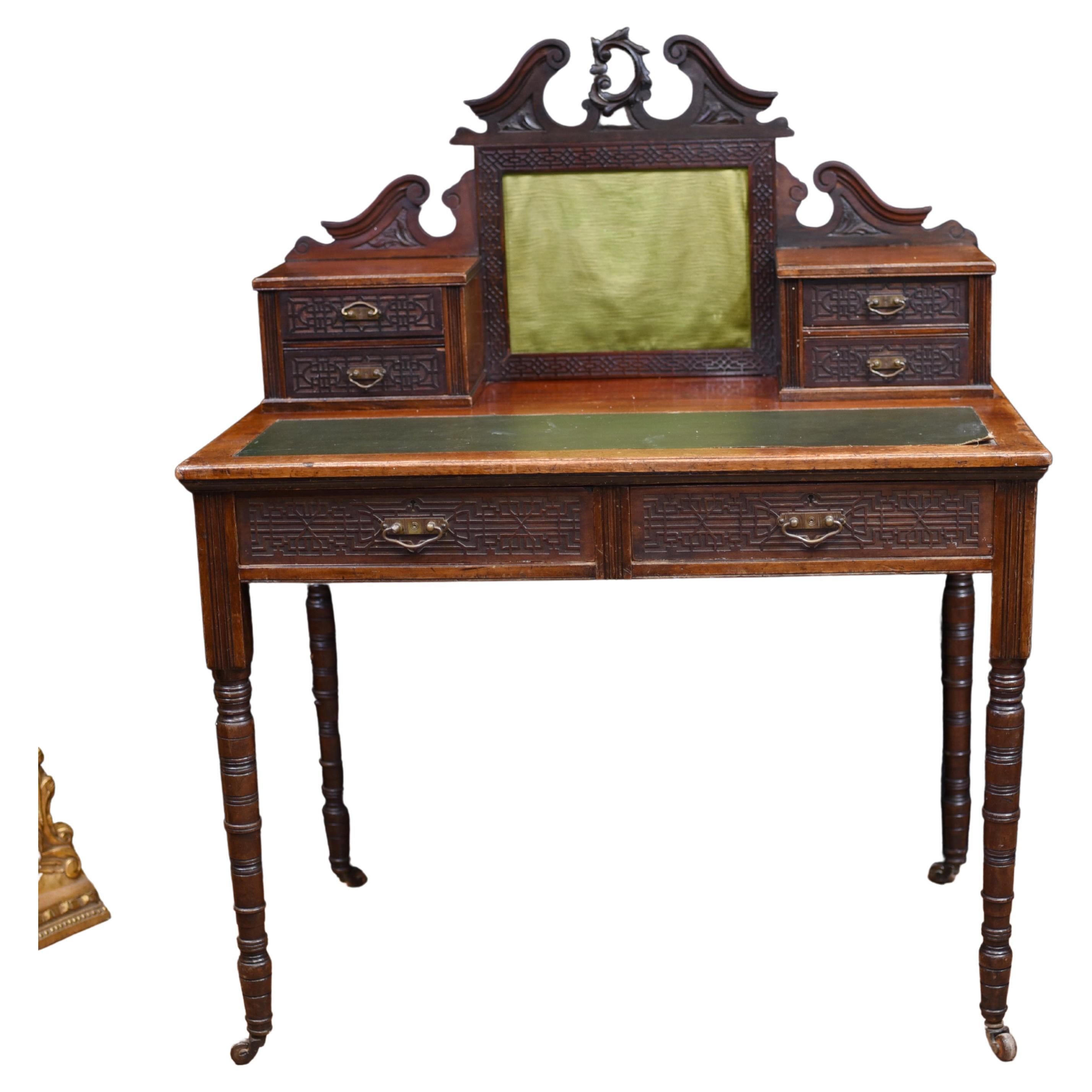 Antique French Ladies Desk Bureau Plat Circa 1890 For Sale