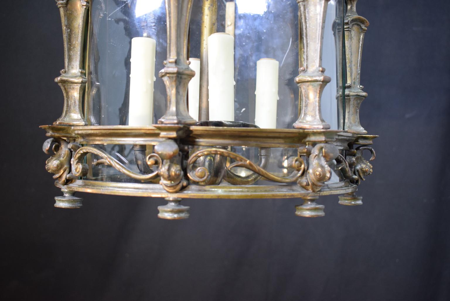 Gilt Antique French Lantern