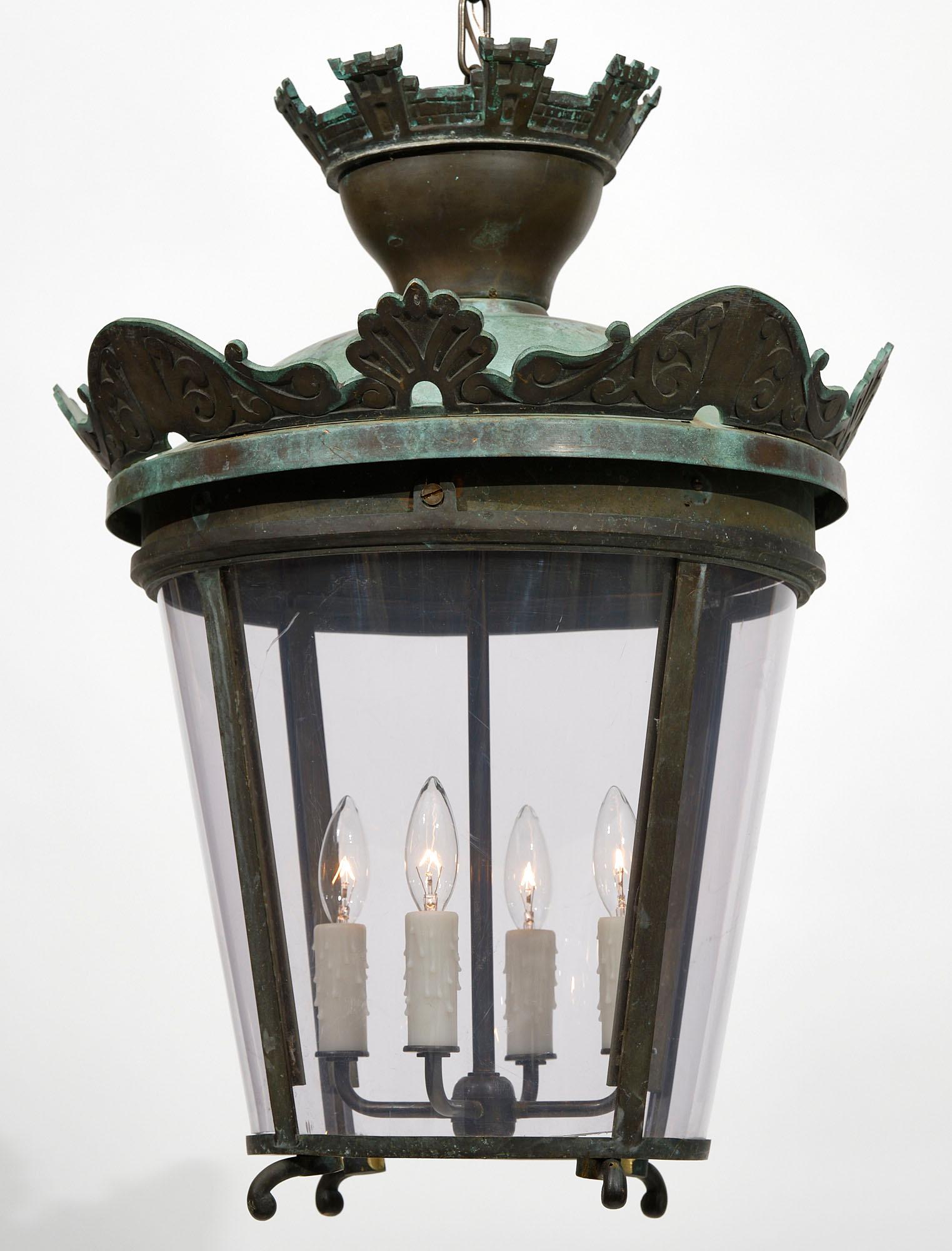 Bronze Antique French Lantern