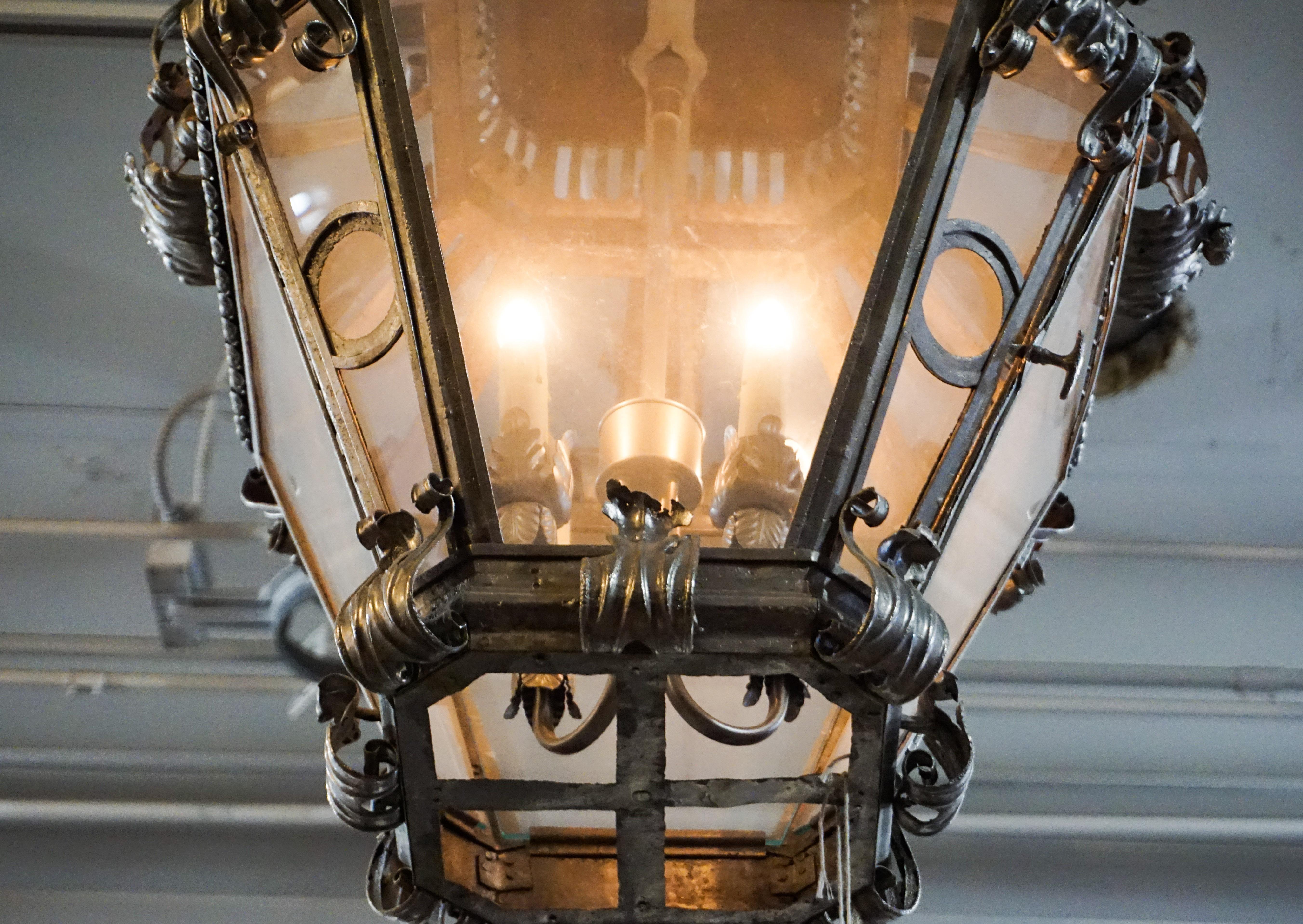 Metal Antique French Lantern