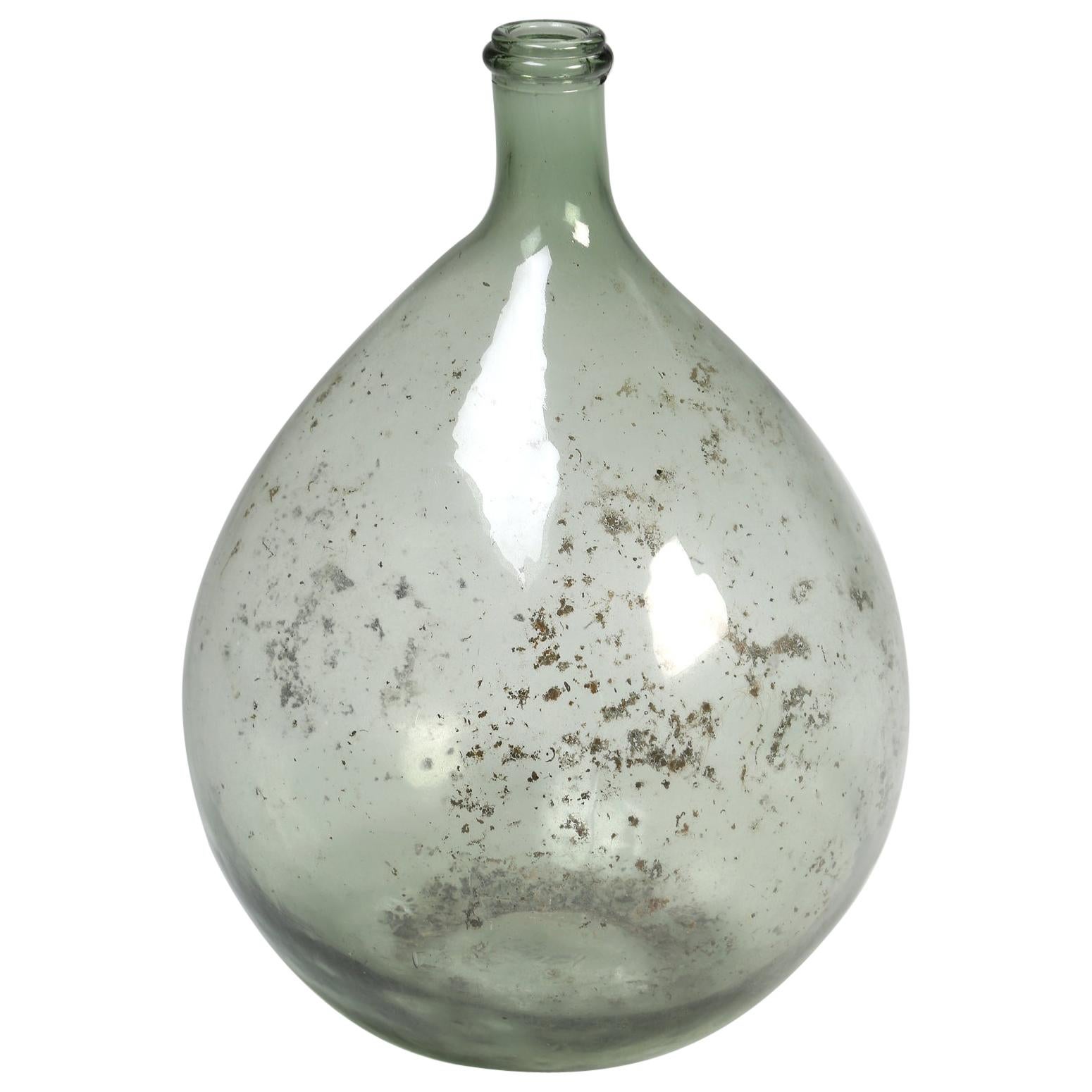 Antique French Large Glass Carboy or Demijohn, circa 1900