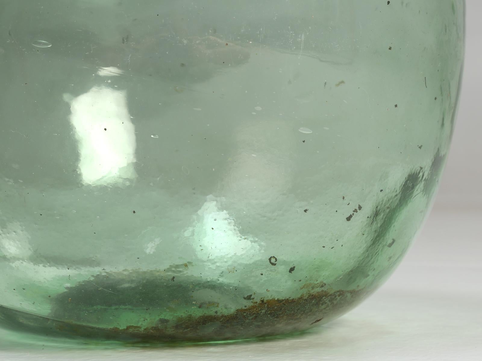 Antique French Large Glass Demijohn, circa 1900 7