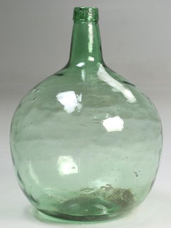 Antike französische große Glasflasche:: um 1900
