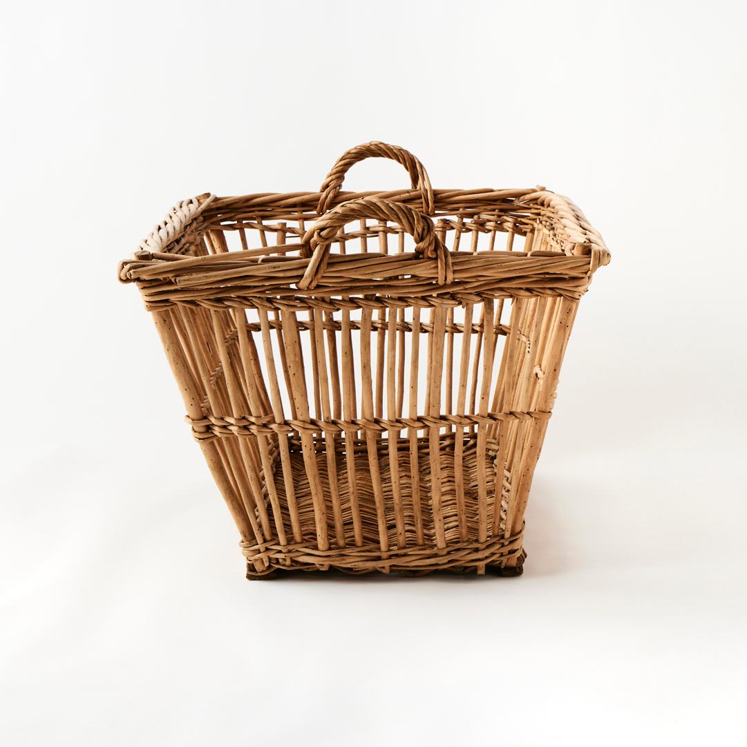French Provincial Antique French Laundry Basket