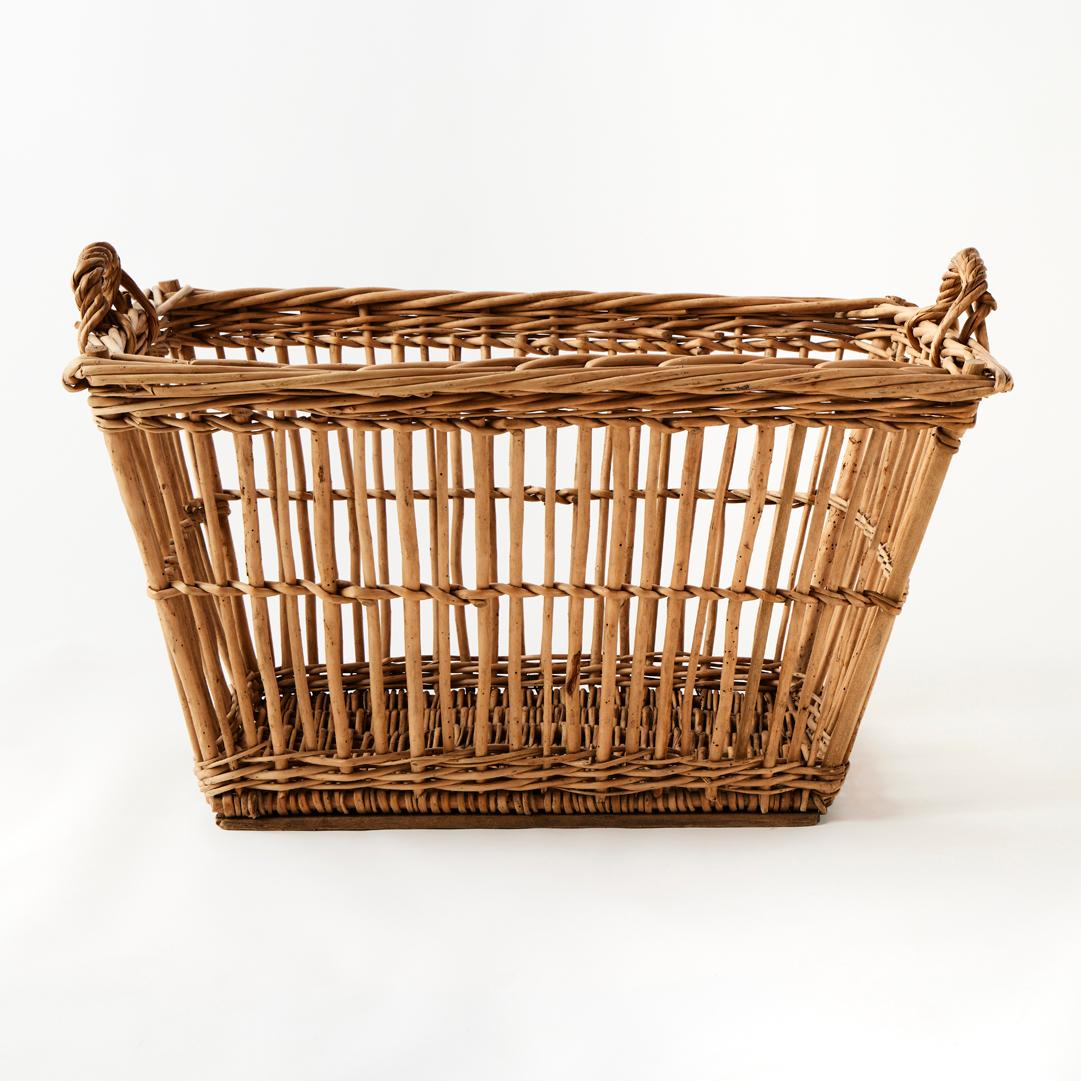 19th Century Antique French Laundry Basket