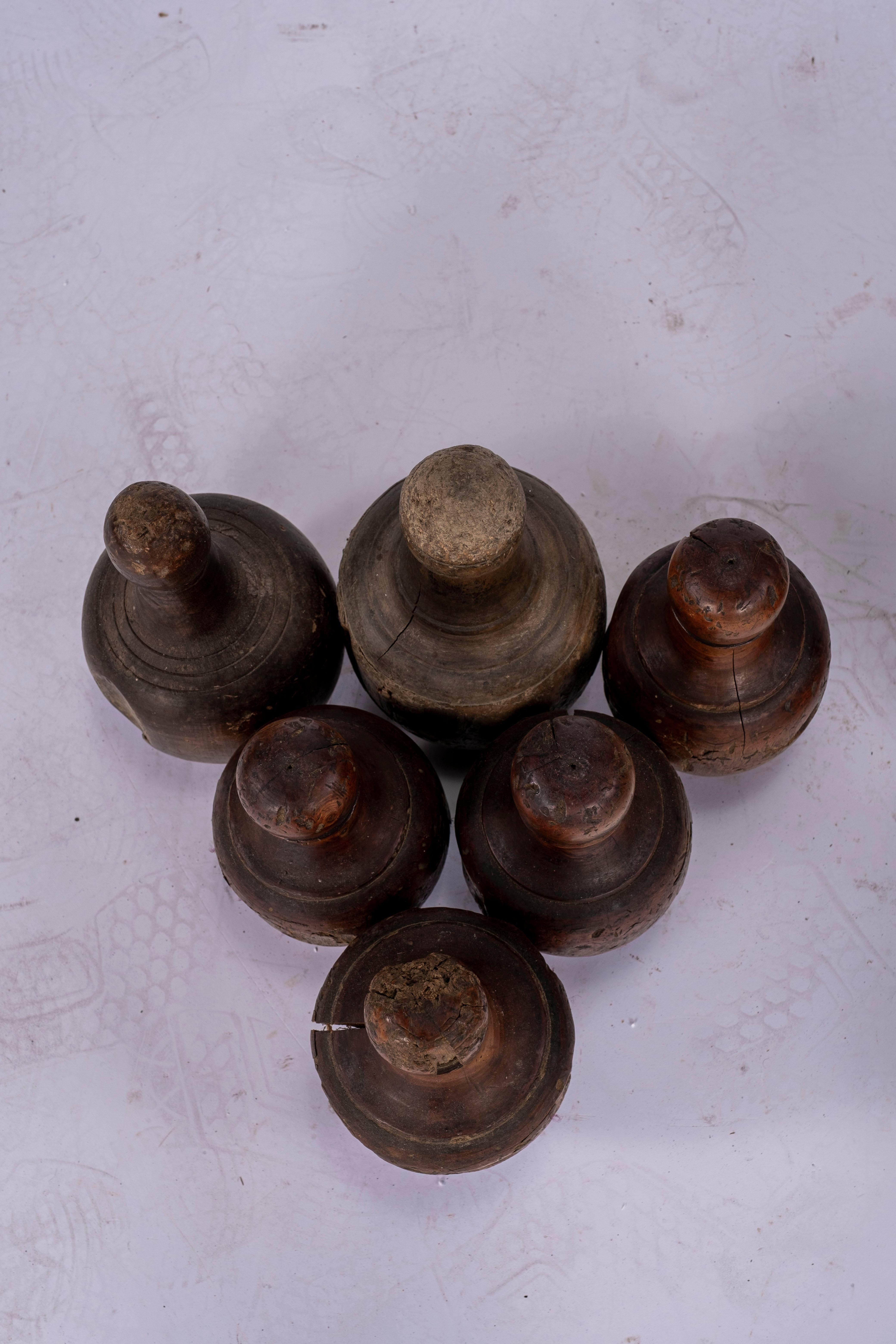 19th Century Antique French Lawn Bowling Set For Sale