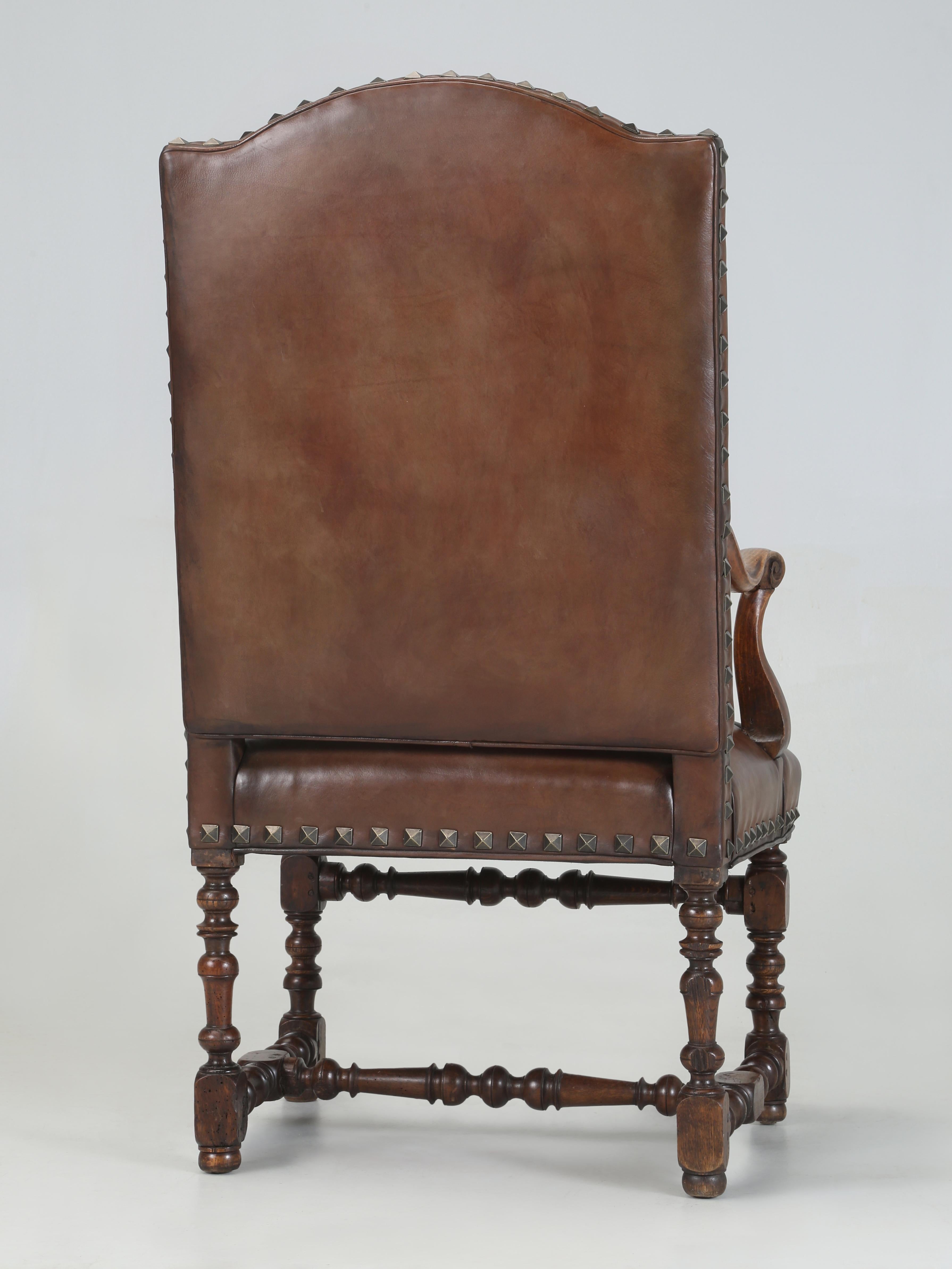 leather throne chair