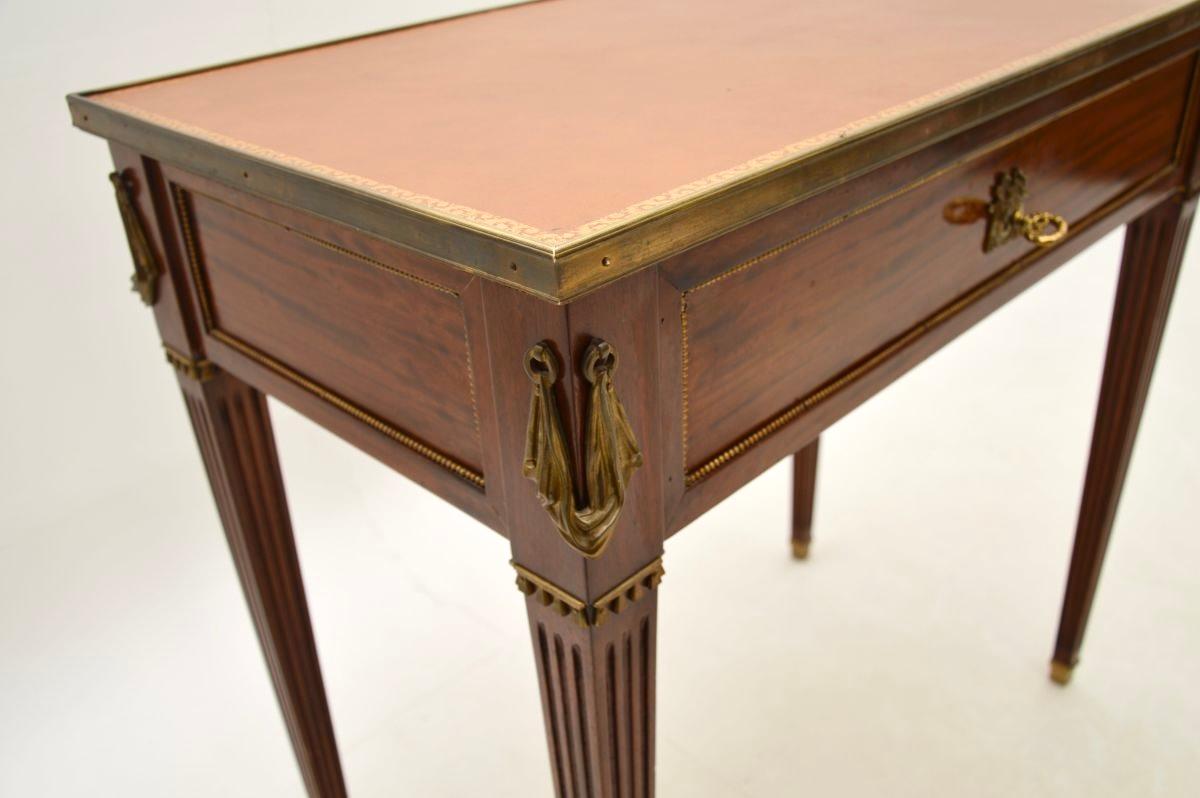 Escritorio / Mesa de Escribir Antique French Leather Top 3